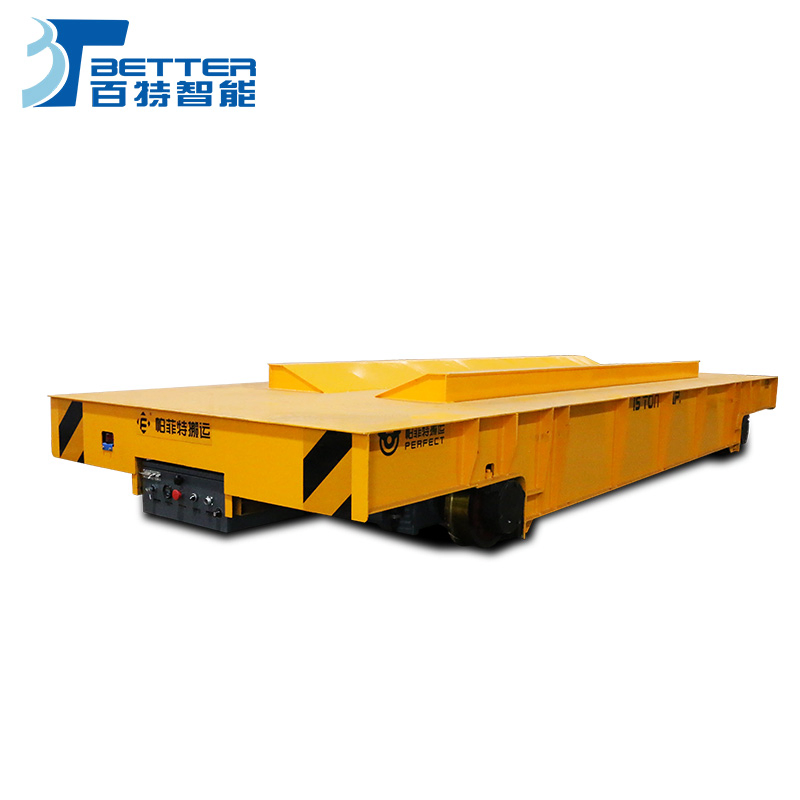 1-50 Ton Motorized Transfer Trolley Workshop Electric Rail Transfer Car