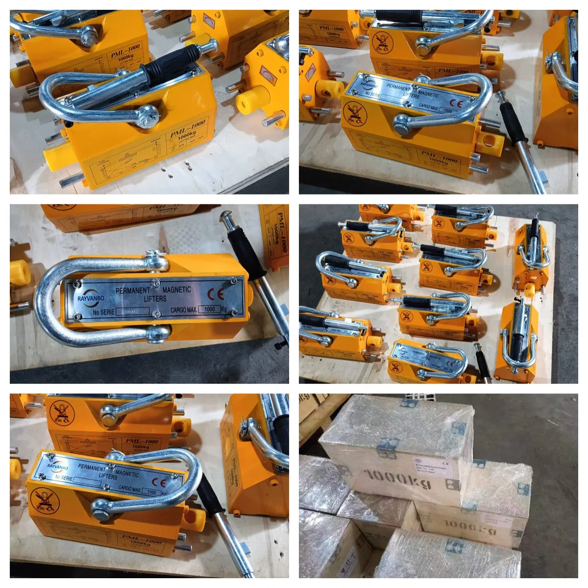 Industrial Steel Plate Lifting Magnet with Manual Control