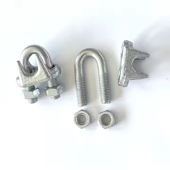 High Strength and Quality Stainless Steel Cable Management Wire Rope Clip Wire Rope Cable Protection Clip