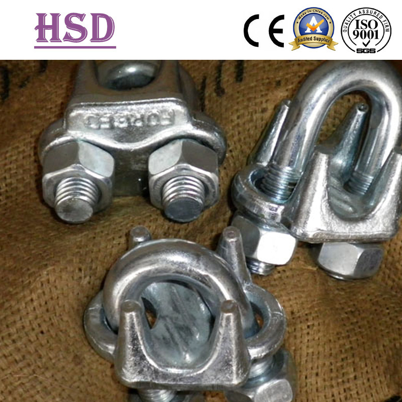 E. Galvanized Us Type Forged Mellable Wire Rope Clips