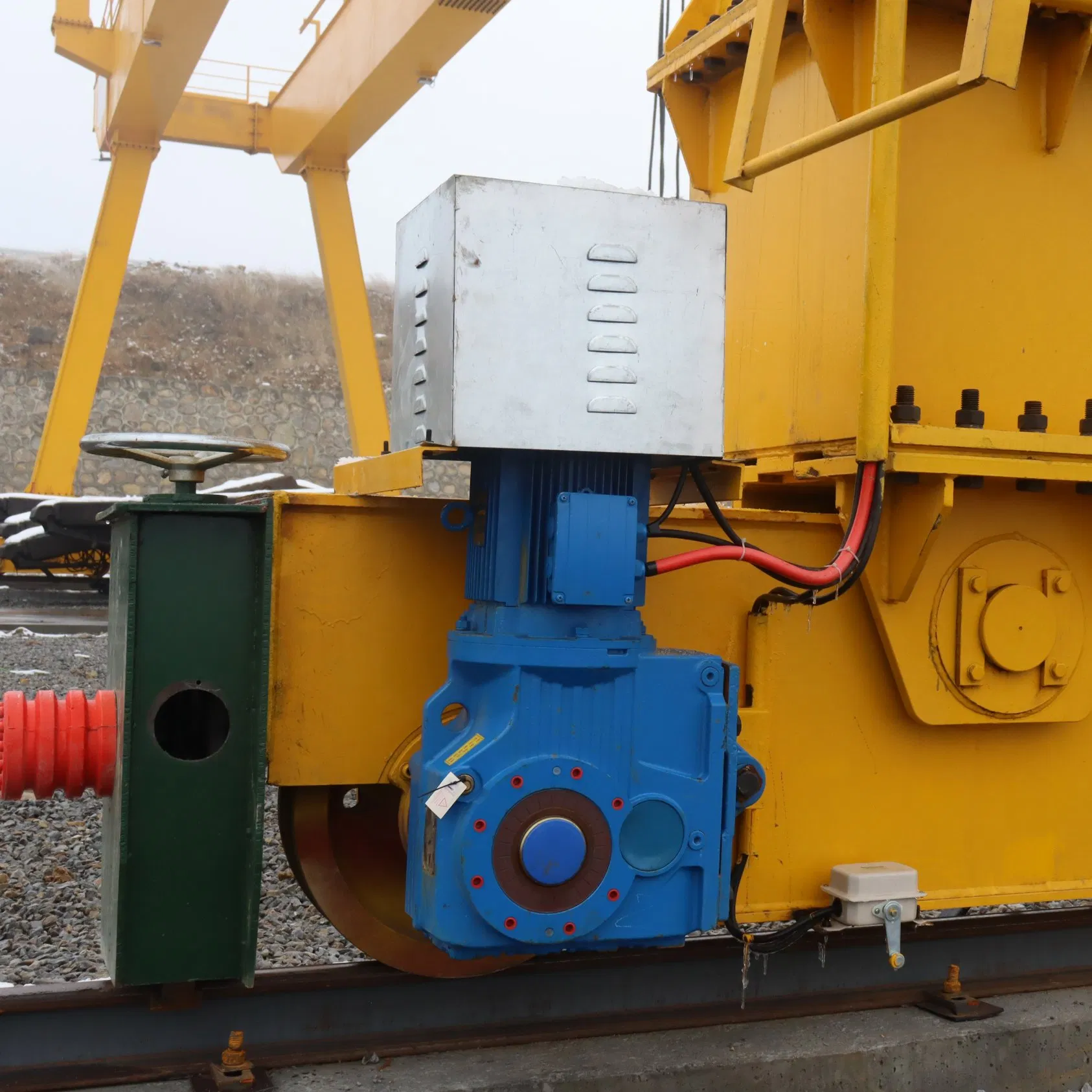 50t Movable Double Girder Gantry Crane for Construction Sites Lifting