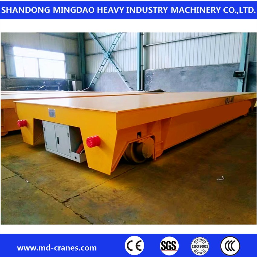 Push Button Operate Omni-Directional Wheel Electric Ground Trolley for Heavy Transport