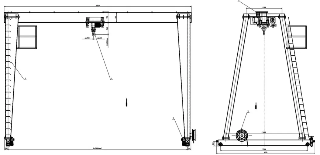 Gantry Crane Detail 3