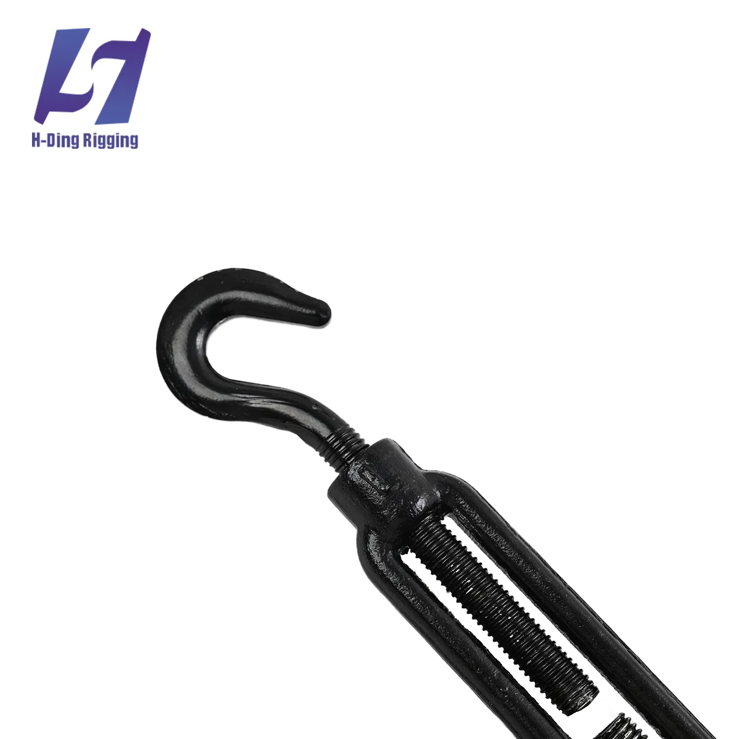 Black Polymer Coated Malleable Iron Turnbuckle DIN 1480 Eye Eye Marine Grade