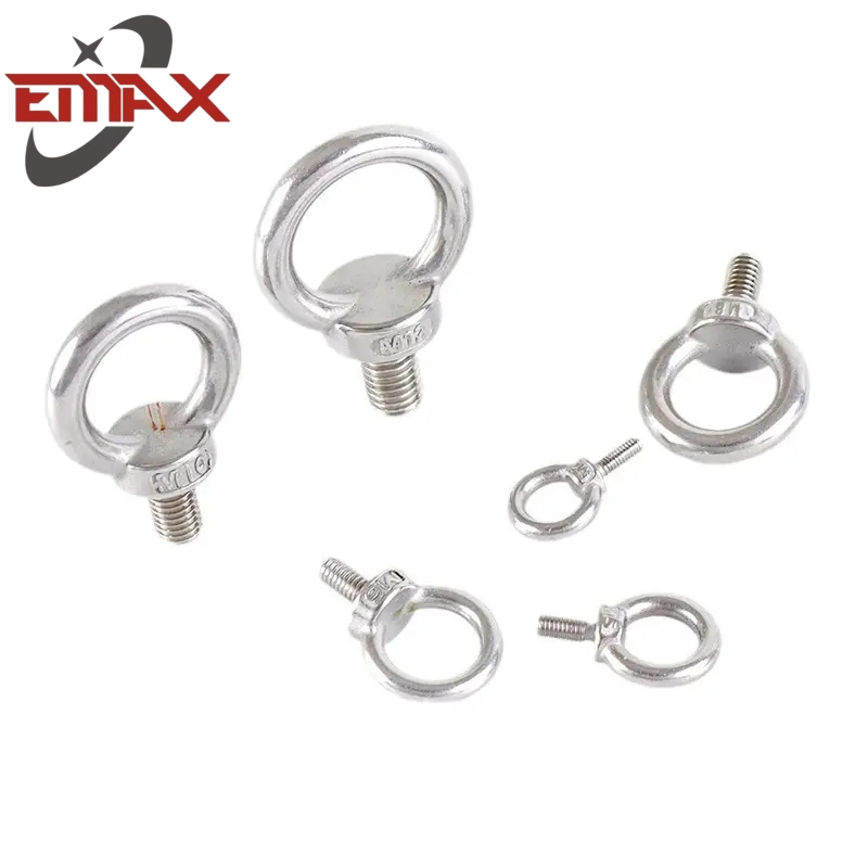 Carbon Steel Forged Eye Bolt Galvanized DIN58o Lifting Eye Bolt with Nut