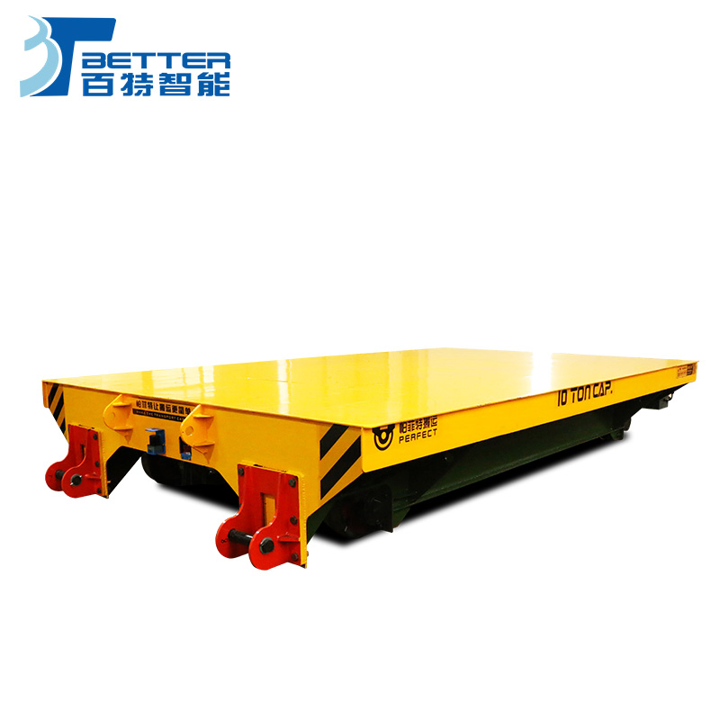 1-50 Ton Motorized Transfer Trolley Workshop Electric Rail Transfer Car