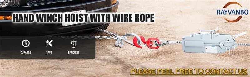 Wire Rope Hoist Banner