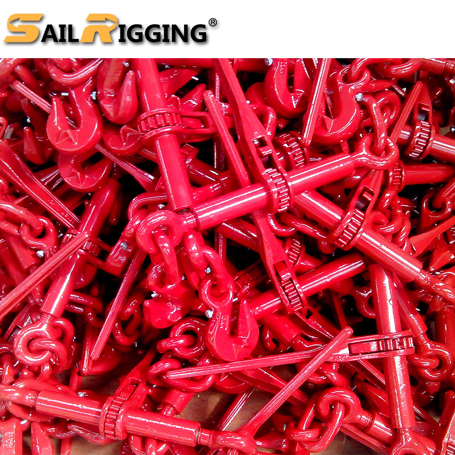 G70 Standard Us Type Drop Forged Chain Ratchet Binder 5/16-3/8 5400lbs Ratchet Load Binder