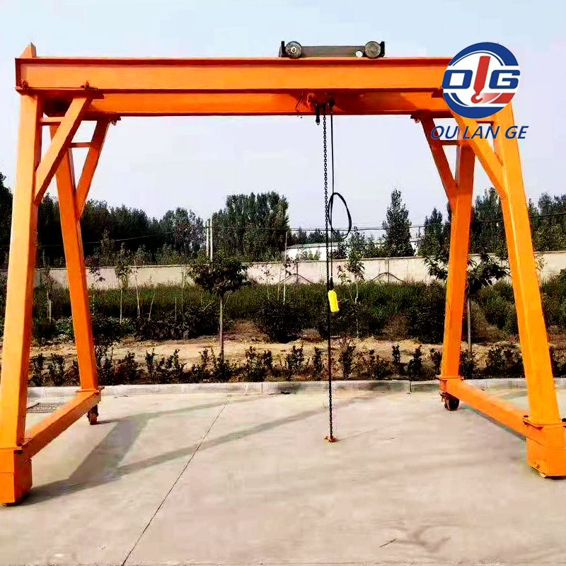 5t 25t Ton Portable Gantry Crane for Workshop Use Mobile Lifting Crane with Adjustable Height and Electric Hoist Price