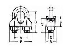 DIN741 Wire Rope Clip
