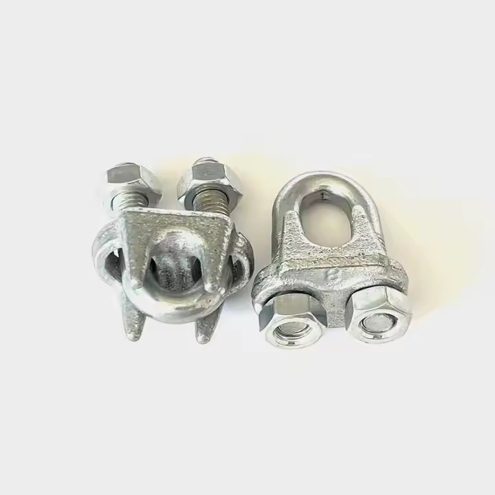 High Strength and Quality Stainless Steel Cable Management Wire Rope Clip Wire Rope Cable Protection Clip