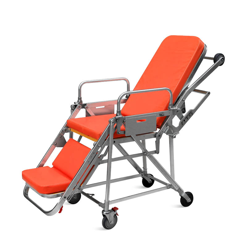 Skb039 (E) Hospital Furniture Folding Adjustable Medical Ambulance Emergency Rescue Stretcher Trolley