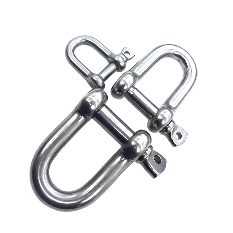 European Type 8mm Stainless Steel D/Dee/Anchor/Chain/Lifting/Bolt Type Anchor Shackle with Screw Pin