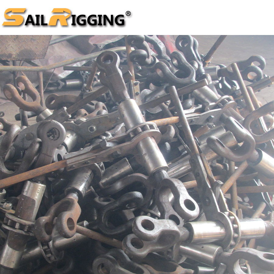 G70 Red Powder Coated Us Ratchet Load Binder for Vehicle Cargo Transport Safety