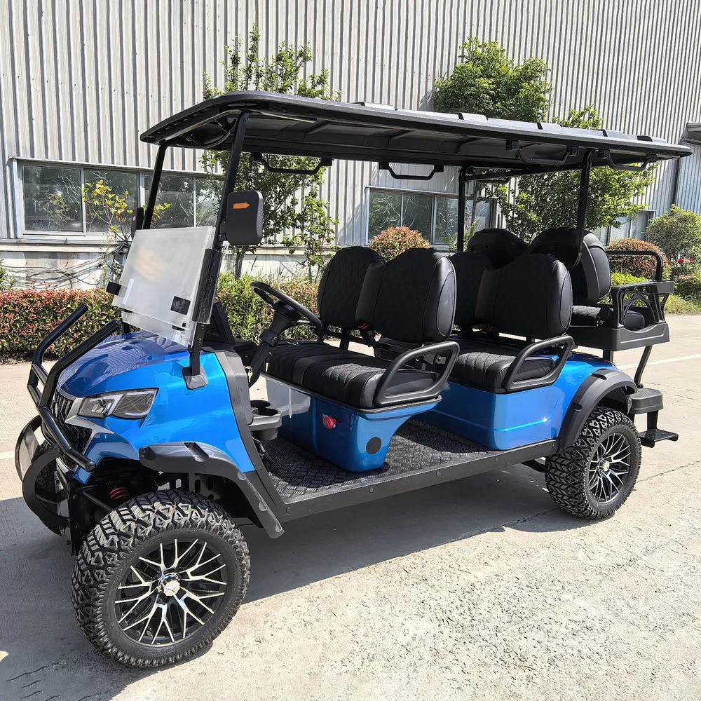 Precise and Sensitive Control 4 Seater Lead Acid Battery Electric Golf Trolley for City Parks