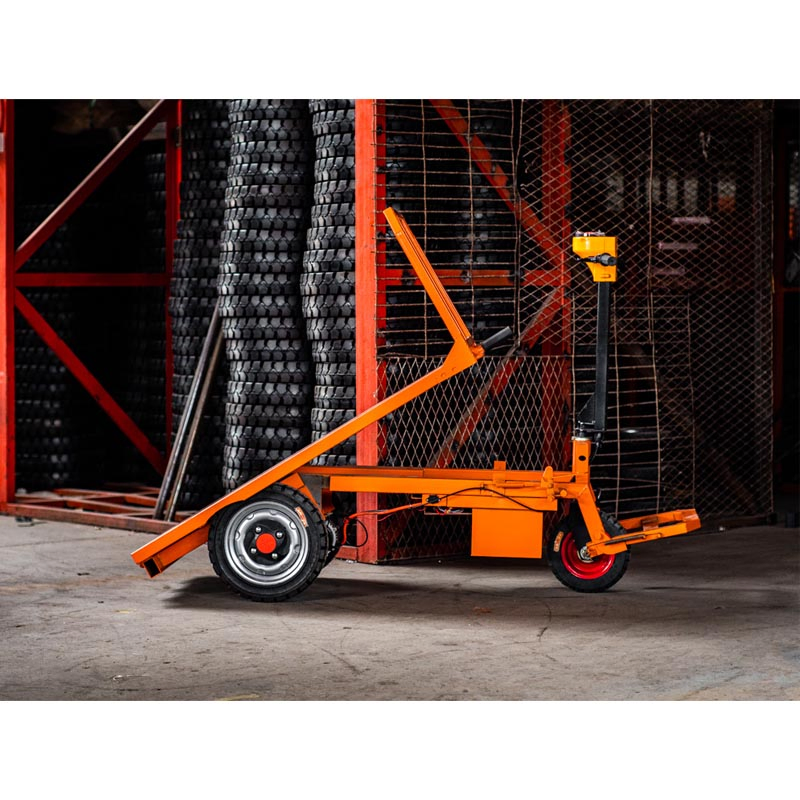 Electric Dumper Cart Small Mini Wheelbarrow Flat Trolley Tricycle Dump Truck