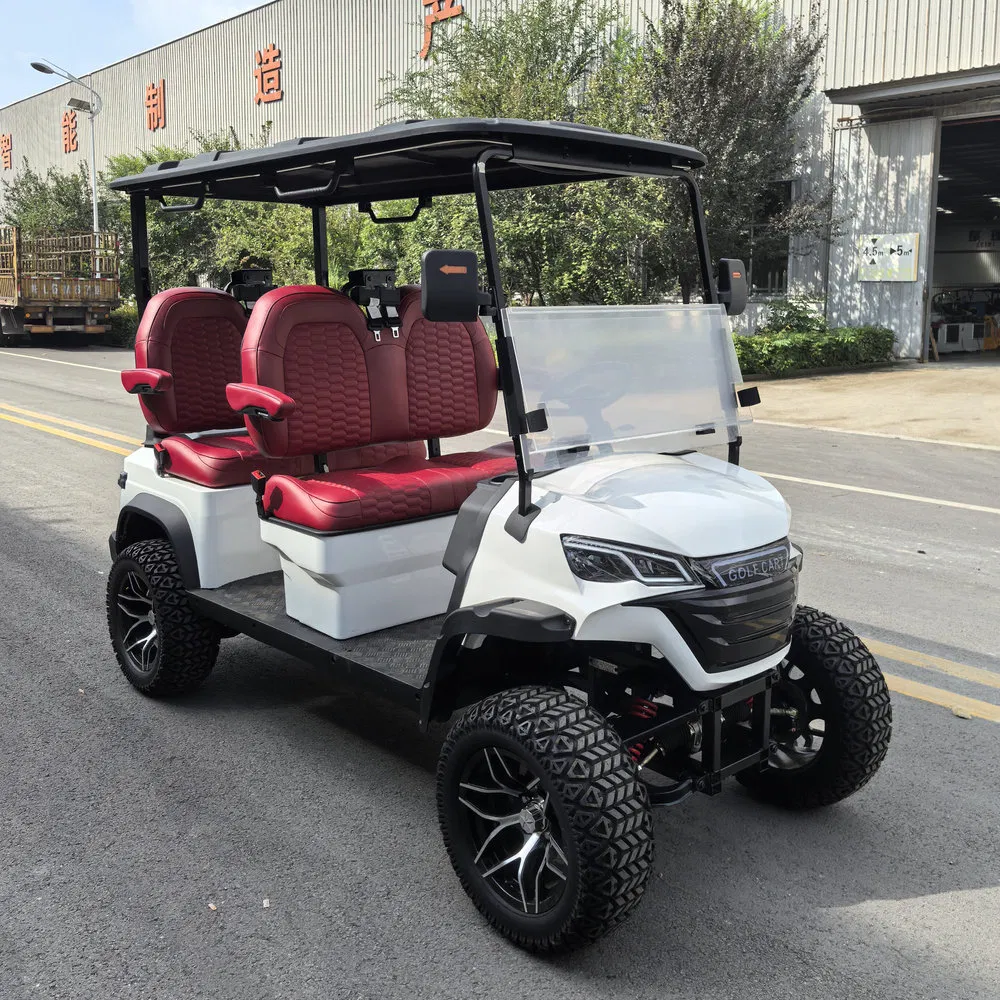 Precise and Sensitive Control 4 Seater Lead Acid Battery Electric Golf Trolley for City Parks