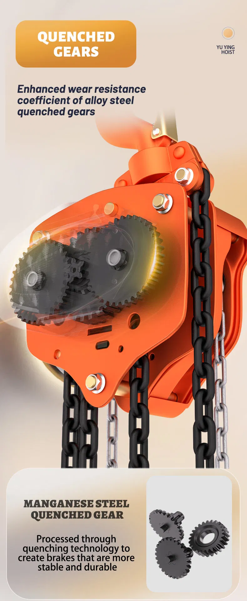 Hand Manual Lever Chain Block Hoist 7