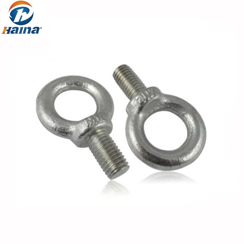 Grade 8.8 DIN580 Eye Bolt Lifting Eye Bolt DIN580 Forged Carbon Steel Zinc Plated Lifting Eye Bolt Screw