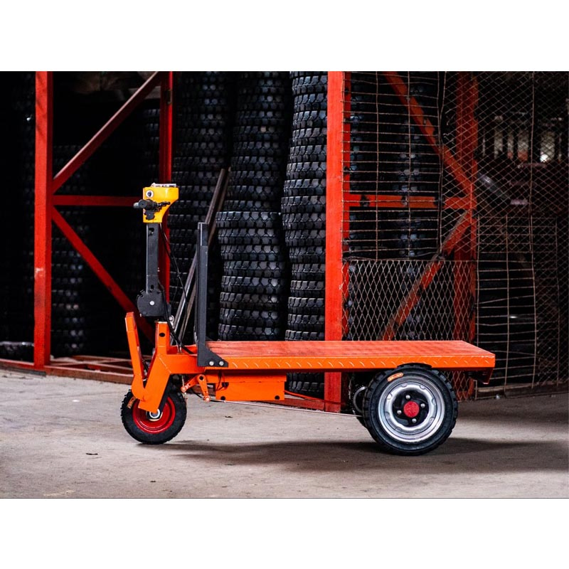 Electric Dumper Cart Small Mini Wheelbarrow Flat Trolley Tricycle Dump Truck