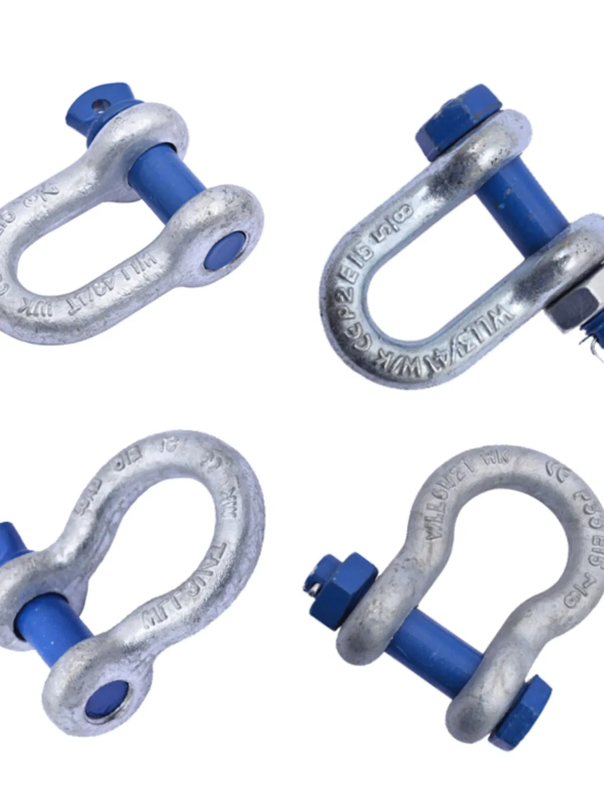 U. S. /JIS/European Standard Forged Galvanized/Zinc Alloy/Stainless Steel Dee/Bow Shackle for Marine Hardware/Floating/Buoy/Fishing Farm/Load/Hoisting