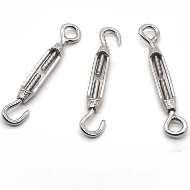 Oc/Oo/Cc Type 304 Stainless Steel M4-M24 Turnbuckle for Wire Rope Tension Device