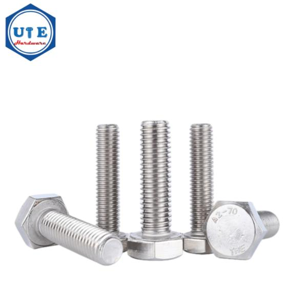 Stainless Steel Bolts/Hexagon Head Bolt and Nuts/Carriage Bolt/U Bolt/ Hex Flange Bolt/Anchor Bolt /Eye Bolt/Stud Bolts DIN933/DIN931/DIN603 DIN6921