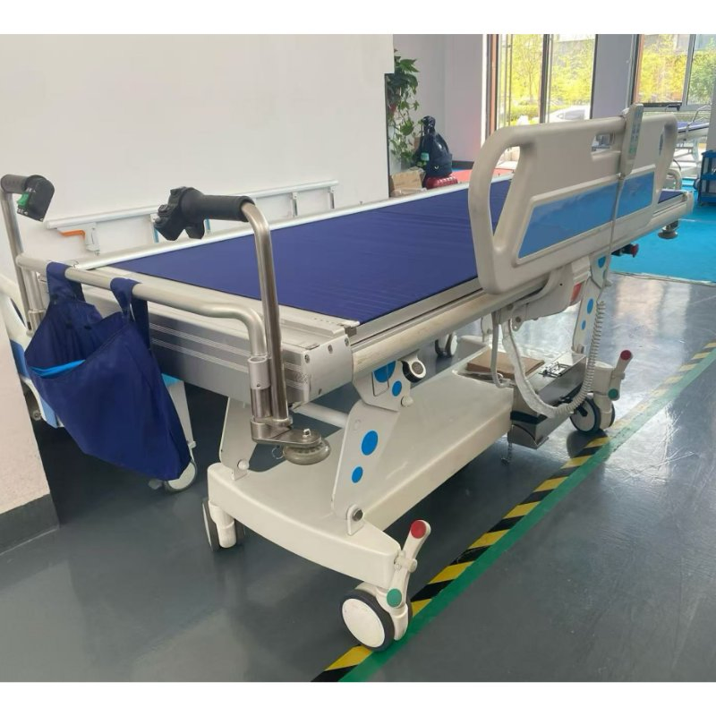 Medical Electric Hospital Bed Automatic Transfer Trolley for Patient Transfer Parallel From Bed to Bed