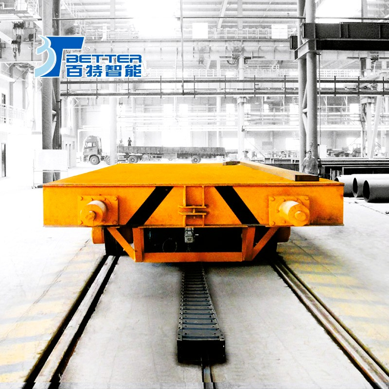 1-50 Ton Motorized Transfer Trolley Workshop Electric Rail Transfer Car