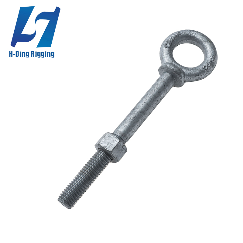 G-277 China Manufacturer Rigging Hardware Hot DIP Galvanized Forged Carbon Steel SS304/316 Shoulder Type Lifting Shoulder Nut Eye Bolts