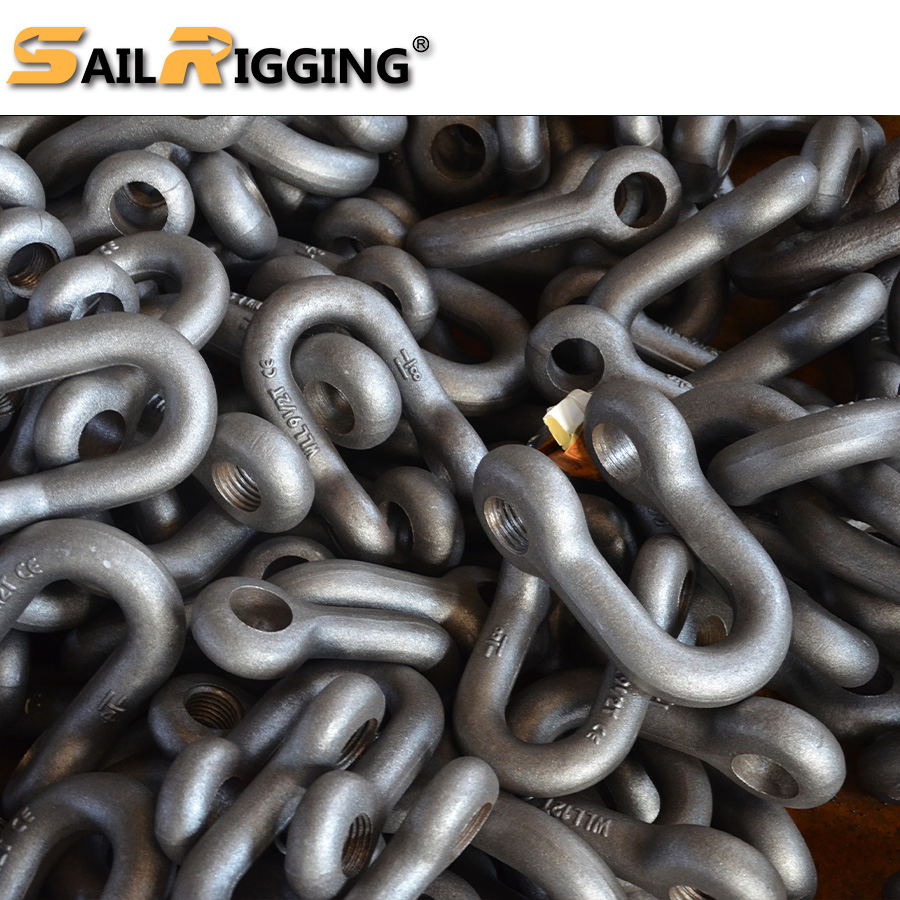 G210 D Shackle Hot DIP Galvanized Screw Pin Chain U Shackle with Screw Pin Anchor Shackles G210