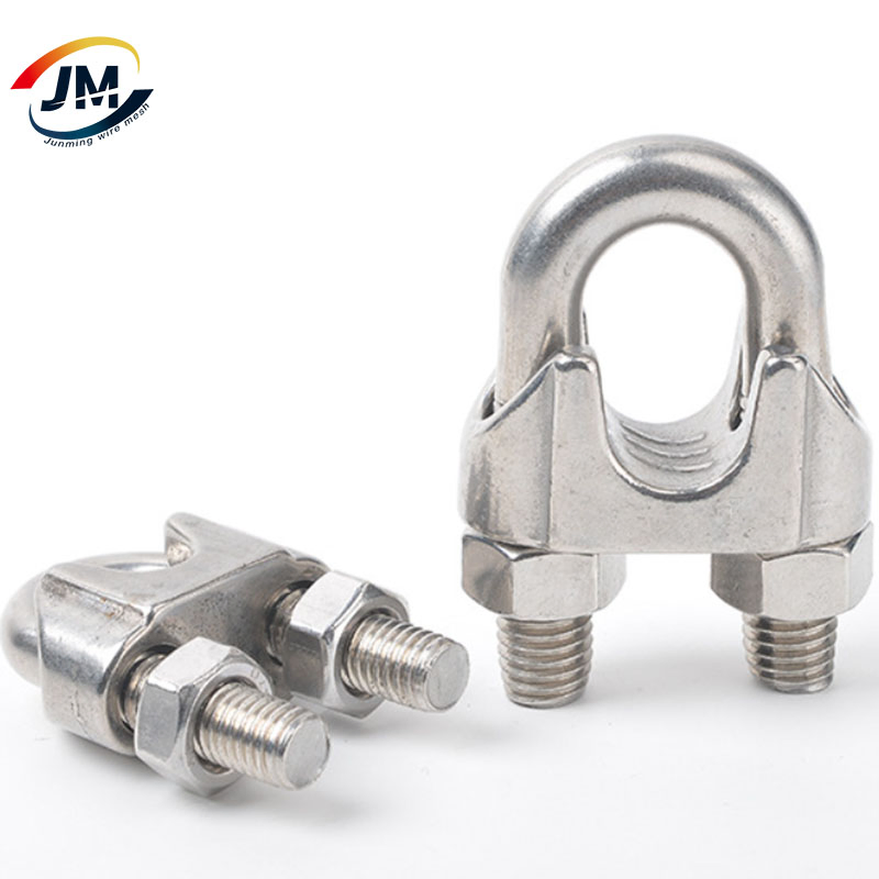 Stainless Steel DIN 741 1142 Malleable Wire Rope Clip 3mm 5mm 5/16"