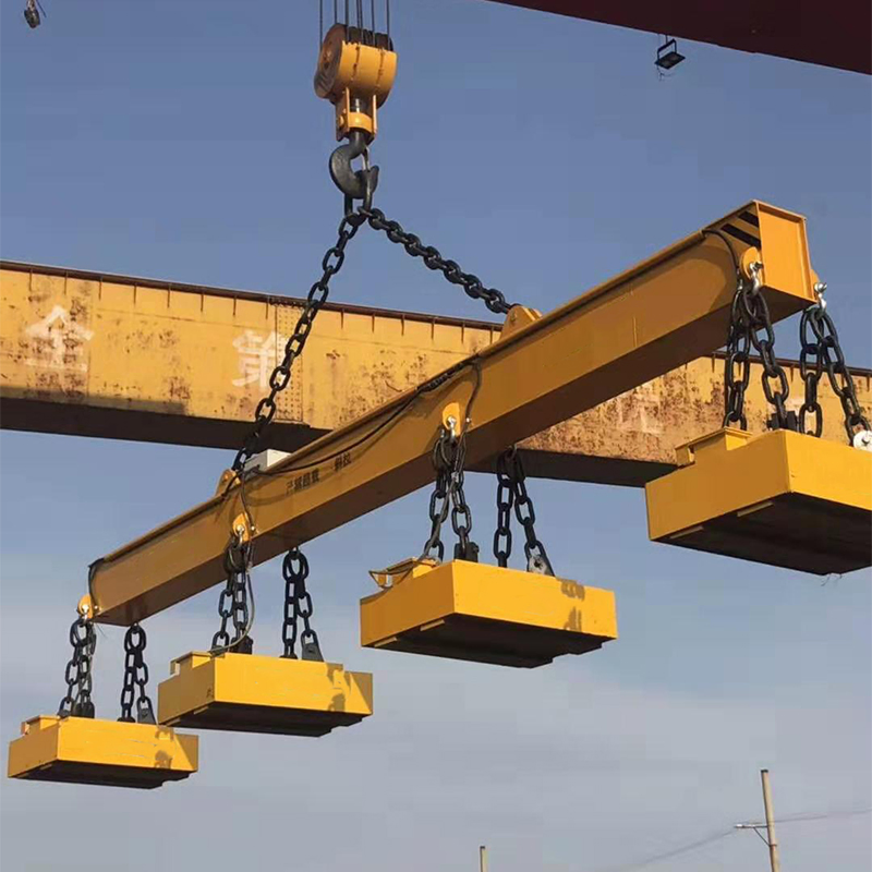 Series MW84 for Steel Industry Handling Steel Plates Crane Magnetic Plate Lifter