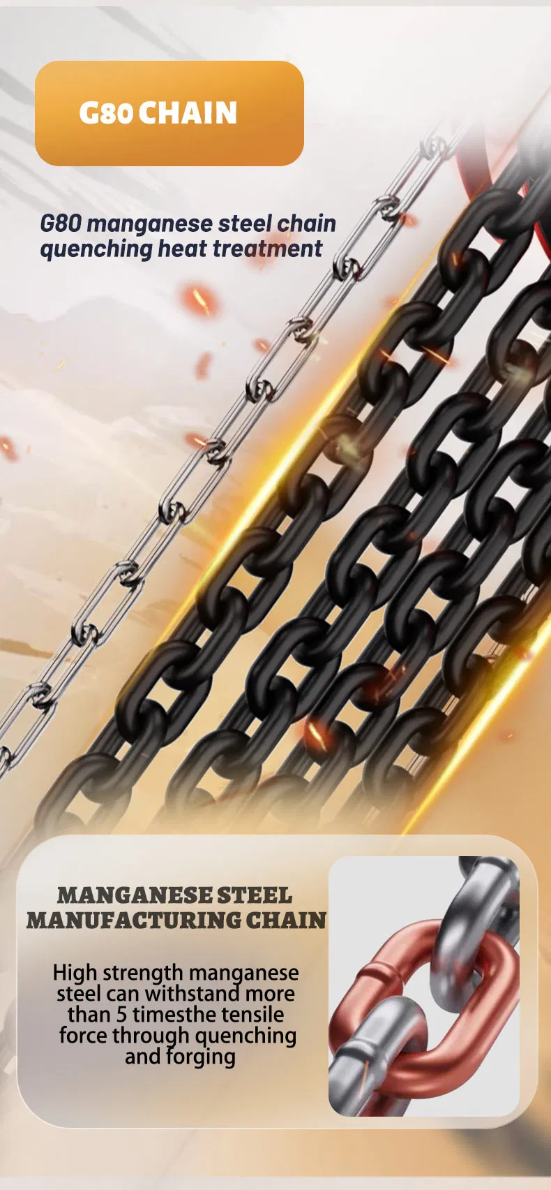 Hand Manual Lever Chain Block Hoist 6