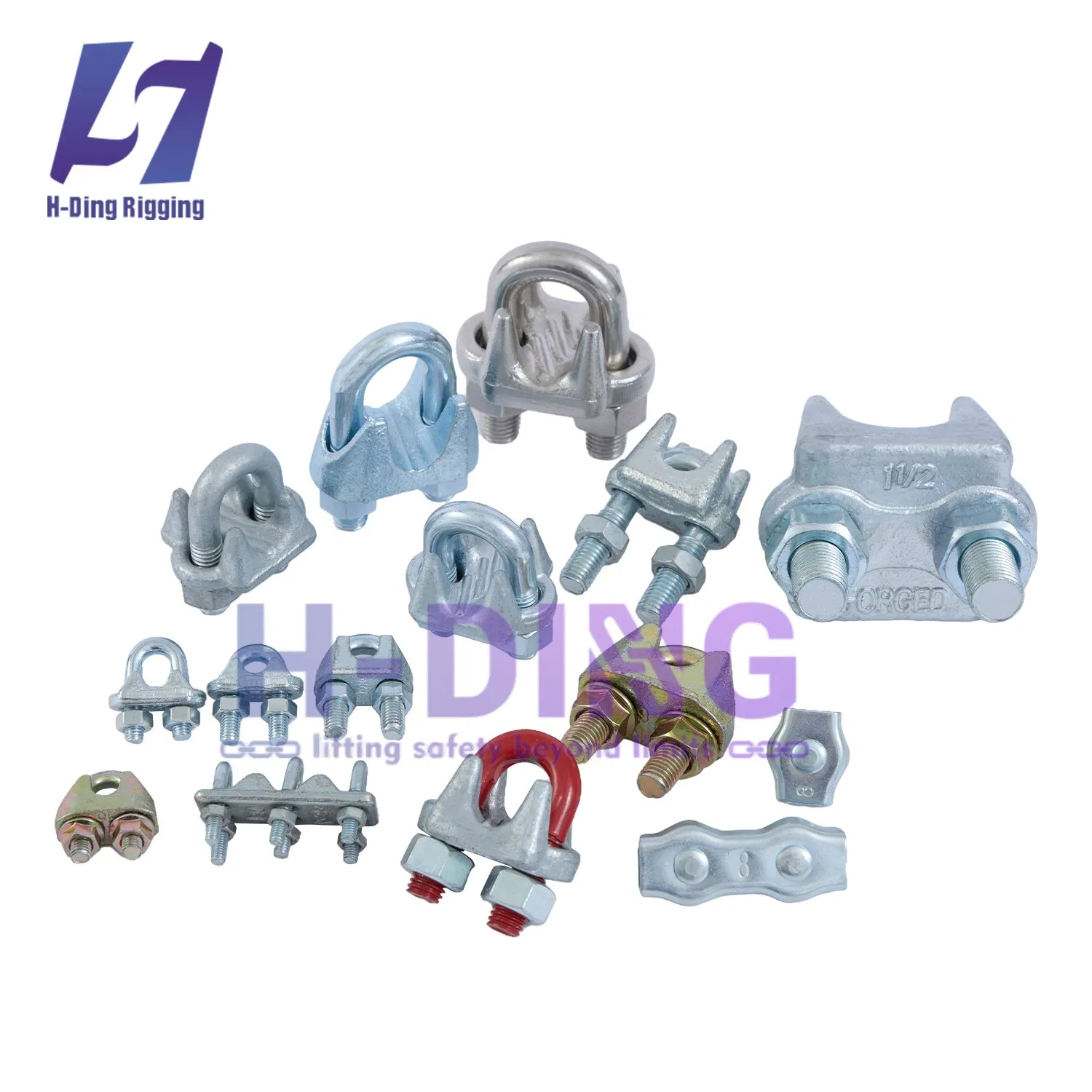 Hot DIP Galvanized Us Type Forged Stainless Steel /Malleable Casting G450/DIN 741/ DIN 1142 Wire Rope Clips