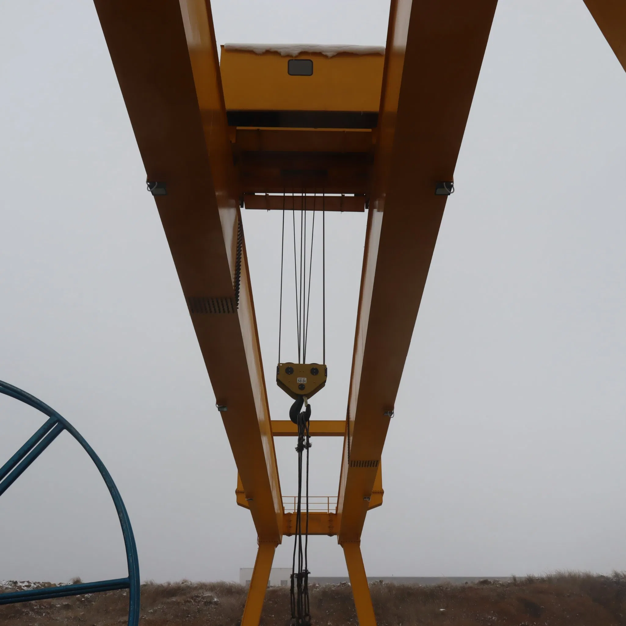 50t Movable Double Girder Gantry Crane for Construction Sites Lifting