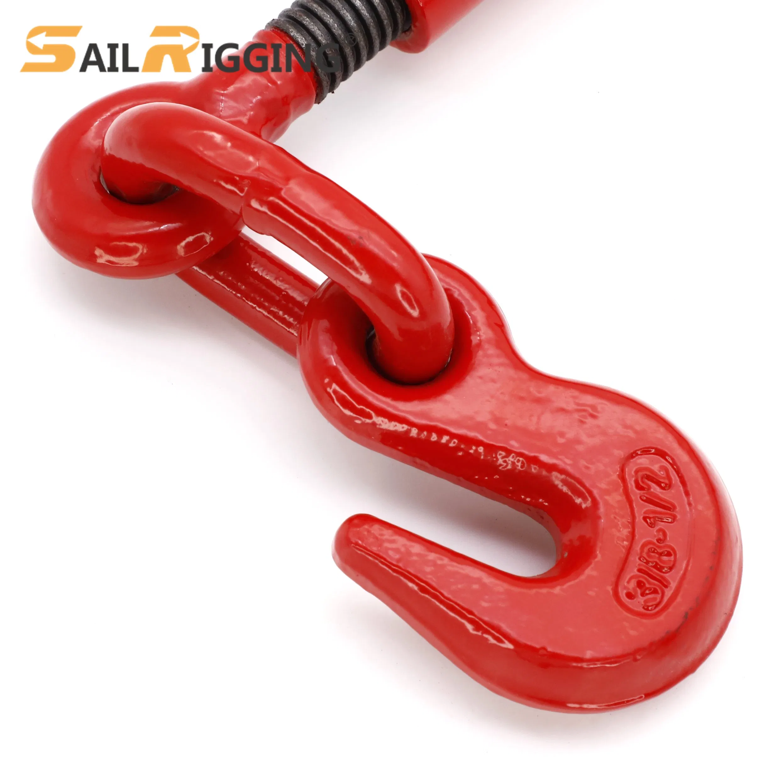 G70 Standard Us Type Drop Forged Chain Ratchet Binder 5/16-3/8 5400lbs Ratchet Load Binder