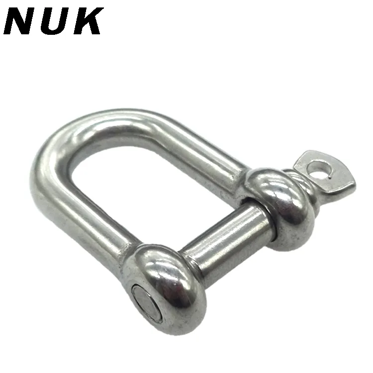 Stainless Steel D Shackle Front View
