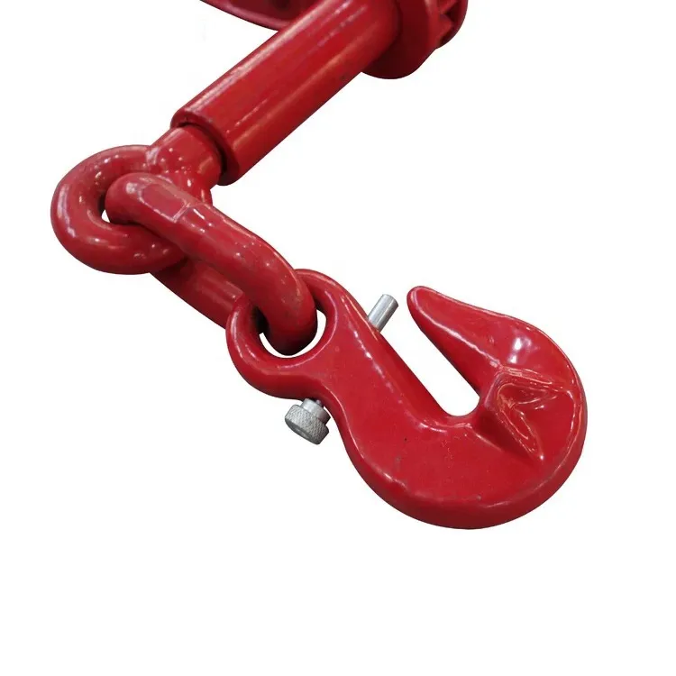 G80 European Type Ratchet Chain Load Binder with Hooks