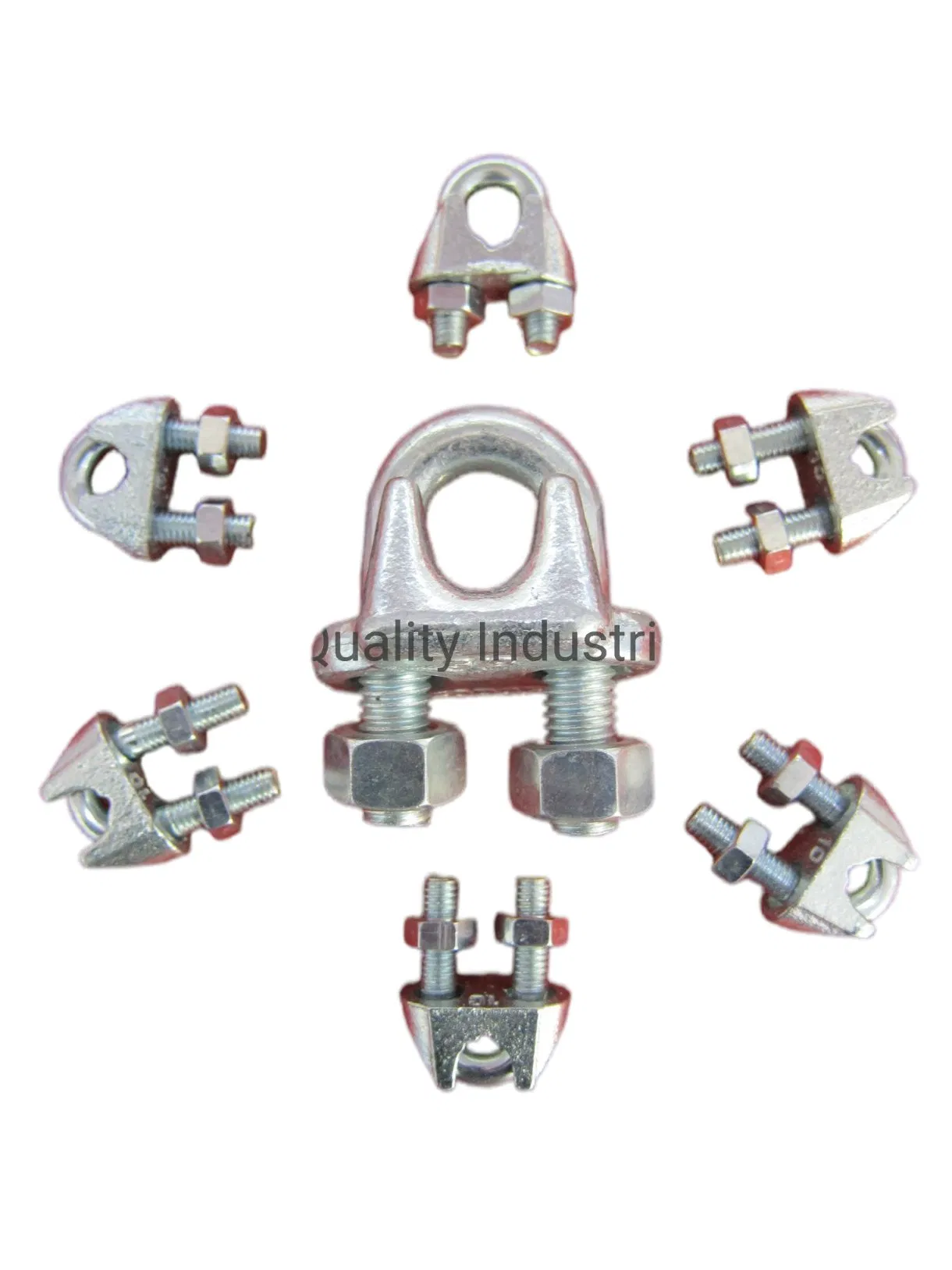 Hot DIP Galv. Australian Type Drop Forged Wire Rope Clip Clamps
