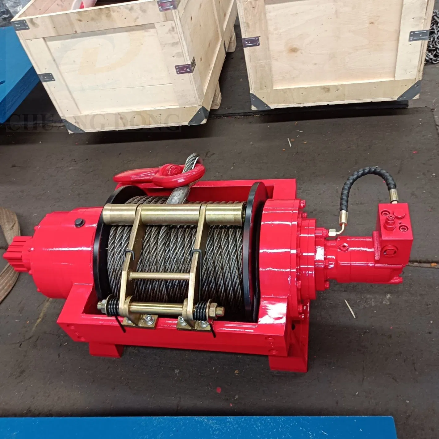 Low-Noise Air Clutch Industrial 10ton/15t/20ton/25/30/40/50tons Hydraulic Winch - Energy-Saving Design for Truck