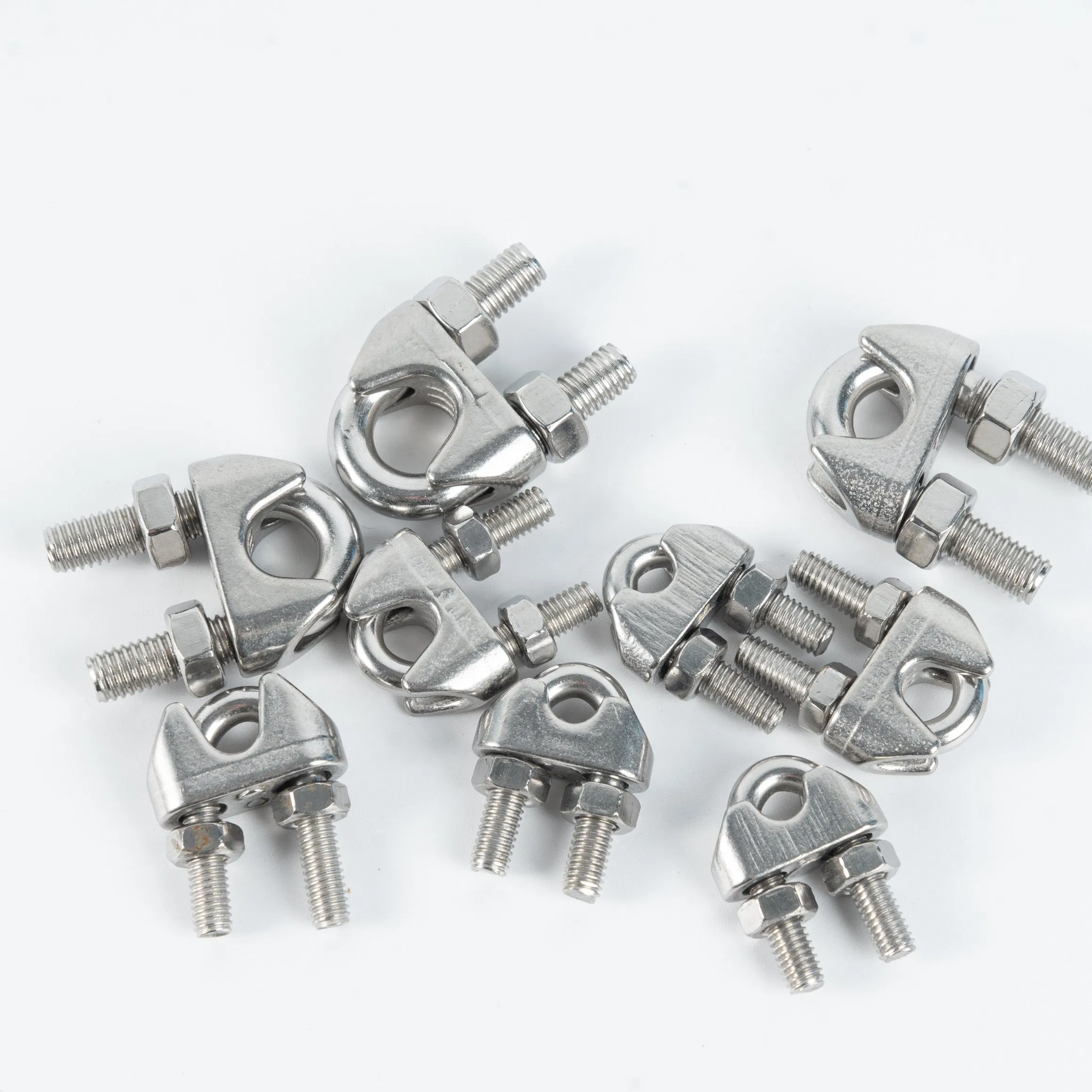 Durable 1-Inch Stainless Steel Wire Rope Clips - 50 Count Set