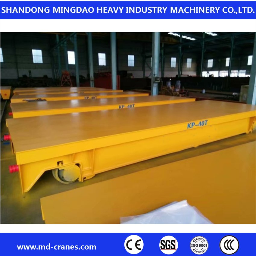 Push Button Operate Omni-Directional Wheel Electric Ground Trolley for Heavy Transport