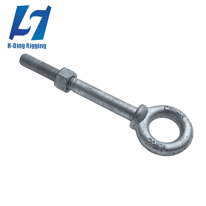 G-277 China Manufacturer Rigging Hardware Hot DIP Galvanized Forged Carbon Steel SS304/316 Shoulder Type Lifting Shoulder Nut Eye Bolts