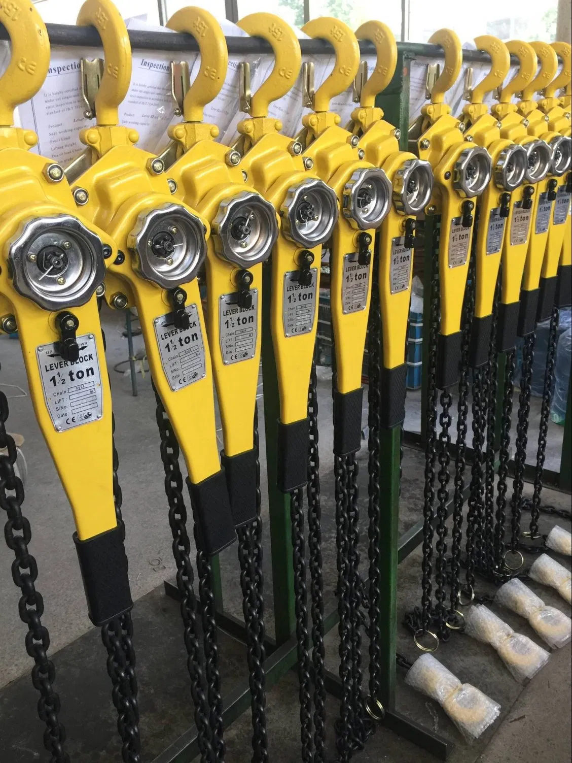 China Factory Price Hnad Operate 1.5ton Chain Lever Hoist Equipment Manual Chain Block Lifter Chain Lever Hoist