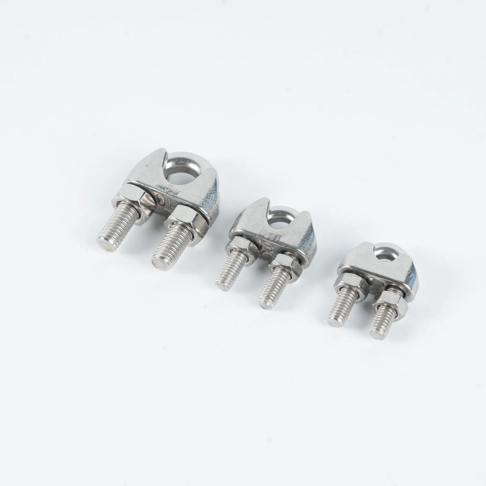 Durable 1-Inch Stainless Steel Wire Rope Clips - 50 Count Set