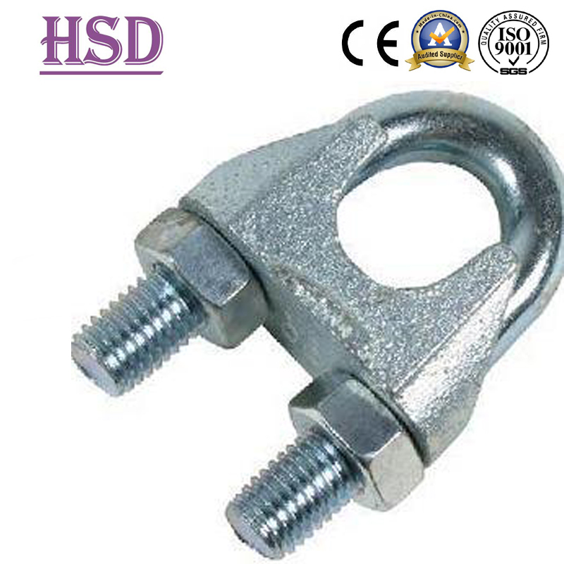 E. Galvanized Us Type Forged Mellable Wire Rope Clips