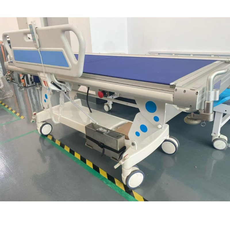 Medical Electric Hospital Bed Automatic Transfer Trolley for Patient Transfer Parallel From Bed to Bed