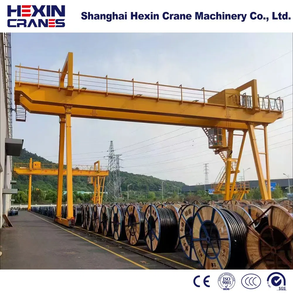 50t Movable Double Girder Gantry Crane for Construction Sites Lifting