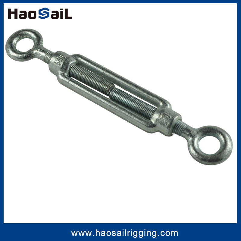DIN 1480 Rigging Hardware/Wire Rope Fastener Fitting/Zinc Plated/Electric/Hot DIP Galvanized Forged Turnbuckle with Eye /Jaw/Hook